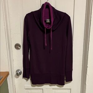 Icebreaker Deep Purple Cowl Neck Sweater